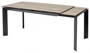 Стол CREMONA 180 KL-61 Под дерево, итальянская керамика / черный каркас, ®DISAUR в Заречном - zarechnyy.mebel24.online | фото 7