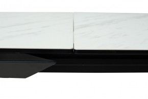 Стол CREMONA 180 KL-99 Белый мрамор матовый, итальянская керамика / черный каркас, ®DISAUR в Заречном - zarechnyy.mebel24.online | фото 12