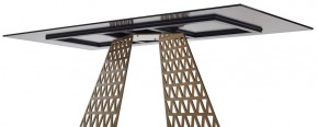 Стол ENNA 220 KL-188 Контрастный мрамор матовый, итальянская керамика/ каркас цвета шампань, ®DISAUR в Заречном - zarechnyy.mebel24.online | фото 12