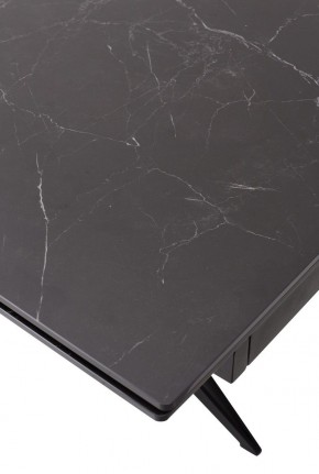 Стол FORIO 160 MATT BLACK MARBLE SOLID CERAMIC / BLACK, ®DISAUR в Заречном - zarechnyy.mebel24.online | фото 9