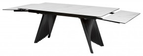 Стол IVAR 200 MARBLES KL-99 Белый мрамор, итальянская керамика, ®DISAUR в Заречном - zarechnyy.mebel24.online | фото 5