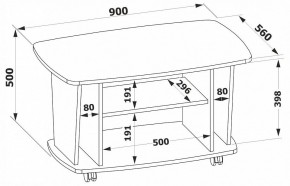 Стол журнальный СЖ-3 в Заречном - zarechnyy.mebel24.online | фото 3