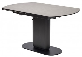 Стол KAI 140 TL-110 поворотная система раскладки, испанская керамика / Темно-серый / Черный, ®DISAUR в Заречном - zarechnyy.mebel24.online | фото 1