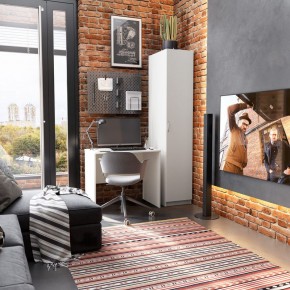 Стол КАСТОР письменный 80х50, цвет белый в Заречном - zarechnyy.mebel24.online | фото