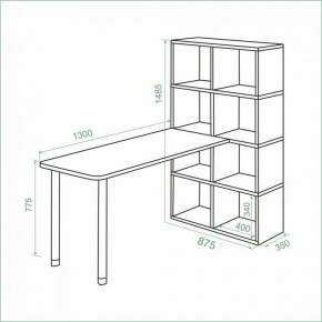 Стол компьютерный Bartolo в Заречном - zarechnyy.mebel24.online | фото 2
