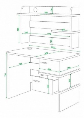 Стол компьютерный Домино нельсон СД-15 в Заречном - zarechnyy.mebel24.online | фото 3
