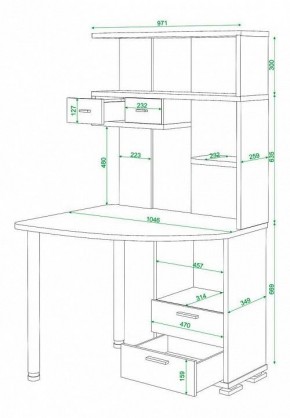 Стол компьютерный Домино нельсон СК-20 в Заречном - zarechnyy.mebel24.online | фото 5