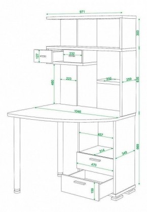 Стол компьютерный Домино нельсон СК-20 в Заречном - zarechnyy.mebel24.online | фото 5