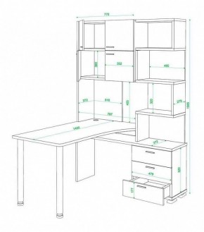 Стол компьютерный Домино нельсон СР-500М140 в Заречном - zarechnyy.mebel24.online | фото 3