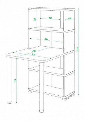 Стол компьютерный Домино СБ-10М4 в Заречном - zarechnyy.mebel24.online | фото 4