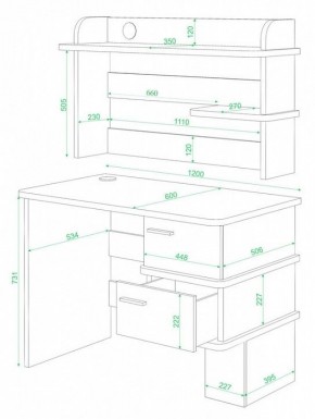 Стол компьютерный Домино СД-15 в Заречном - zarechnyy.mebel24.online | фото 2