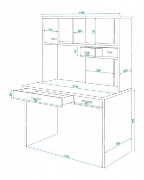 Стол компьютерный Домино СК-60 в Заречном - zarechnyy.mebel24.online | фото 3