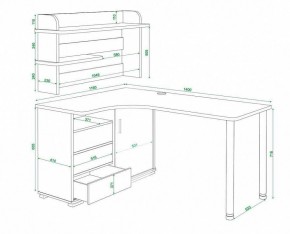 Стол компьютерный Домино СР-145М в Заречном - zarechnyy.mebel24.online | фото 5