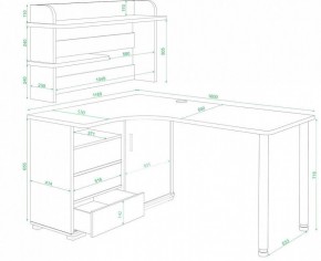 Стол компьютерный Домино СР-145М в Заречном - zarechnyy.mebel24.online | фото 2