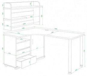 Стол компьютерный Домино СР-145М в Заречном - zarechnyy.mebel24.online | фото 3