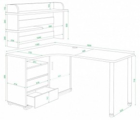 Стол компьютерный Домино СР-145М в Заречном - zarechnyy.mebel24.online | фото 2