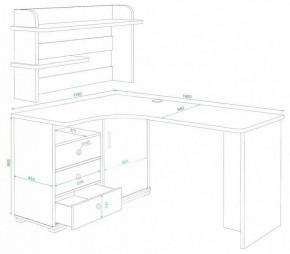 Стол компьютерный Домино СР-165 в Заречном - zarechnyy.mebel24.online | фото 2