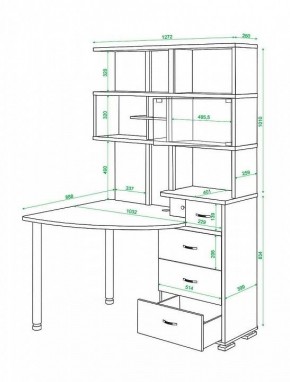 Стол компьютерный Домино СР-320 в Заречном - zarechnyy.mebel24.online | фото 5