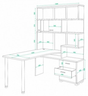 Стол компьютерный Домино СР-420/130 в Заречном - zarechnyy.mebel24.online | фото 2