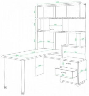 Стол компьютерный Домино СР-420/150 в Заречном - zarechnyy.mebel24.online | фото 2