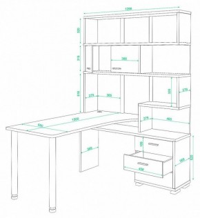 Стол компьютерный Домино СР-420/150 в Заречном - zarechnyy.mebel24.online | фото 2