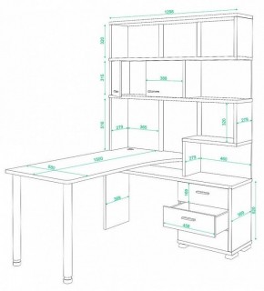 Стол компьютерный Домино СР-420/150 в Заречном - zarechnyy.mebel24.online | фото 2