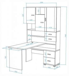 Стол компьютерный Домино СР-620-160 в Заречном - zarechnyy.mebel24.online | фото 2