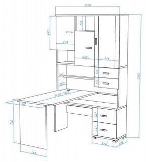 Стол компьютерный Домино СР-620/180 в Заречном - zarechnyy.mebel24.online | фото 2