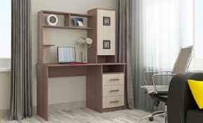 ФАВОРИТ Стол компьютерный (ясень шимо комб.) в Заречном - zarechnyy.mebel24.online | фото