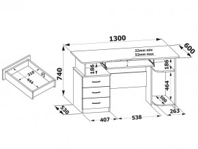 Стол компьютерный КСТ-08.1 в Заречном - zarechnyy.mebel24.online | фото 4