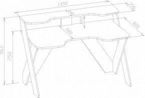 Стол компьютерный КСТ-118 в Заречном - zarechnyy.mebel24.online | фото 3