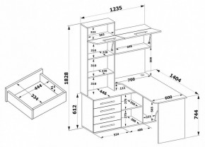 Стол компьютерный КСТ-14П в Заречном - zarechnyy.mebel24.online | фото 8