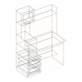 Стол компьютерный "ДА-12" Александрия в Заречном - zarechnyy.mebel24.online | фото 3