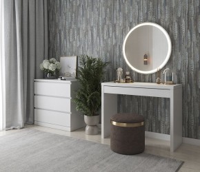 Стол косметический Энкель 100 белый в Заречном - zarechnyy.mebel24.online | фото 4