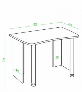 Стол офисный Домино Лайт СКЛ-Софт120 в Заречном - zarechnyy.mebel24.online | фото 3