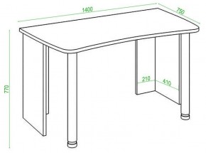 Стол офисный Домино lite СКЛ-Софт140 в Заречном - zarechnyy.mebel24.online | фото 2
