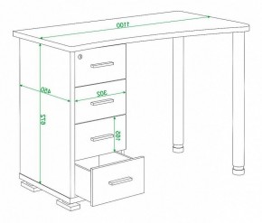 Стол письменный Домино СКМ-50 в Заречном - zarechnyy.mebel24.online | фото 6