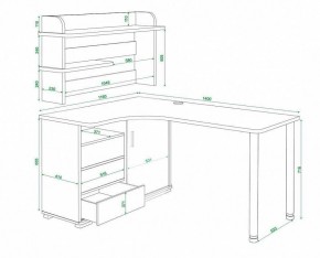 Стол письменный Домино СР-145СМ в Заречном - zarechnyy.mebel24.online | фото 5