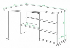 Стол письменный Домино СР-322С в Заречном - zarechnyy.mebel24.online | фото 2