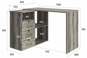 Стол письменный ДримСтар ДС-5 в Заречном - zarechnyy.mebel24.online | фото 7