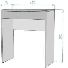 Стол письменный компьютерный T110 в Заречном - zarechnyy.mebel24.online | фото 2