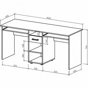 Стол письменный Остин в Заречном - zarechnyy.mebel24.online | фото 3