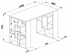 Стол письменный СПм-15 в Заречном - zarechnyy.mebel24.online | фото 2