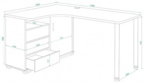 Стол письменный СР-145СМ в Заречном - zarechnyy.mebel24.online | фото 2