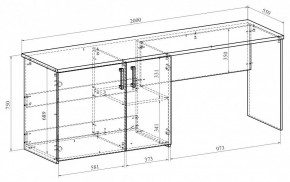 Стол письменный Виктория ВИ-13 в Заречном - zarechnyy.mebel24.online | фото 5