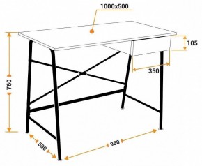 Стол письменный WD-12 в Заречном - zarechnyy.mebel24.online | фото 10