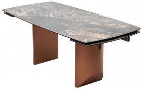 Стол ПУАНТО 200 TITANIUM LAWA NERO, керамика / МЕДЬ каркас М-City в Заречном - zarechnyy.mebel24.online | фото 8