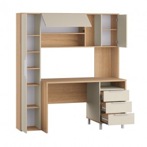 Стол рабочий 12.95 N Комфорт (Дуб сонома, Сатин 7045 PE) в Заречном - zarechnyy.mebel24.online | фото 2
