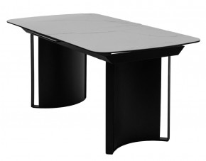 Стол RASMUS 160 TL-45 Белый мрамор, испанская керамика / черный каркас, ®DISAUR в Заречном - zarechnyy.mebel24.online | фото 1
