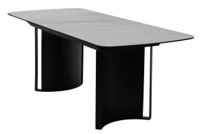 Стол RASMUS 160 TL-45 Белый мрамор, испанская керамика / черный каркас, ®DISAUR в Заречном - zarechnyy.mebel24.online | фото 4